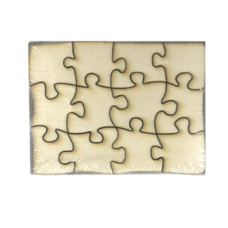 Holzpuzzle zum selber anmalen